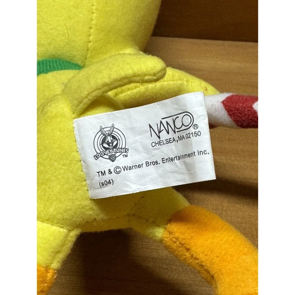1998 Looney Tunes Play By Play Tweety Bird Christmas Plush 12